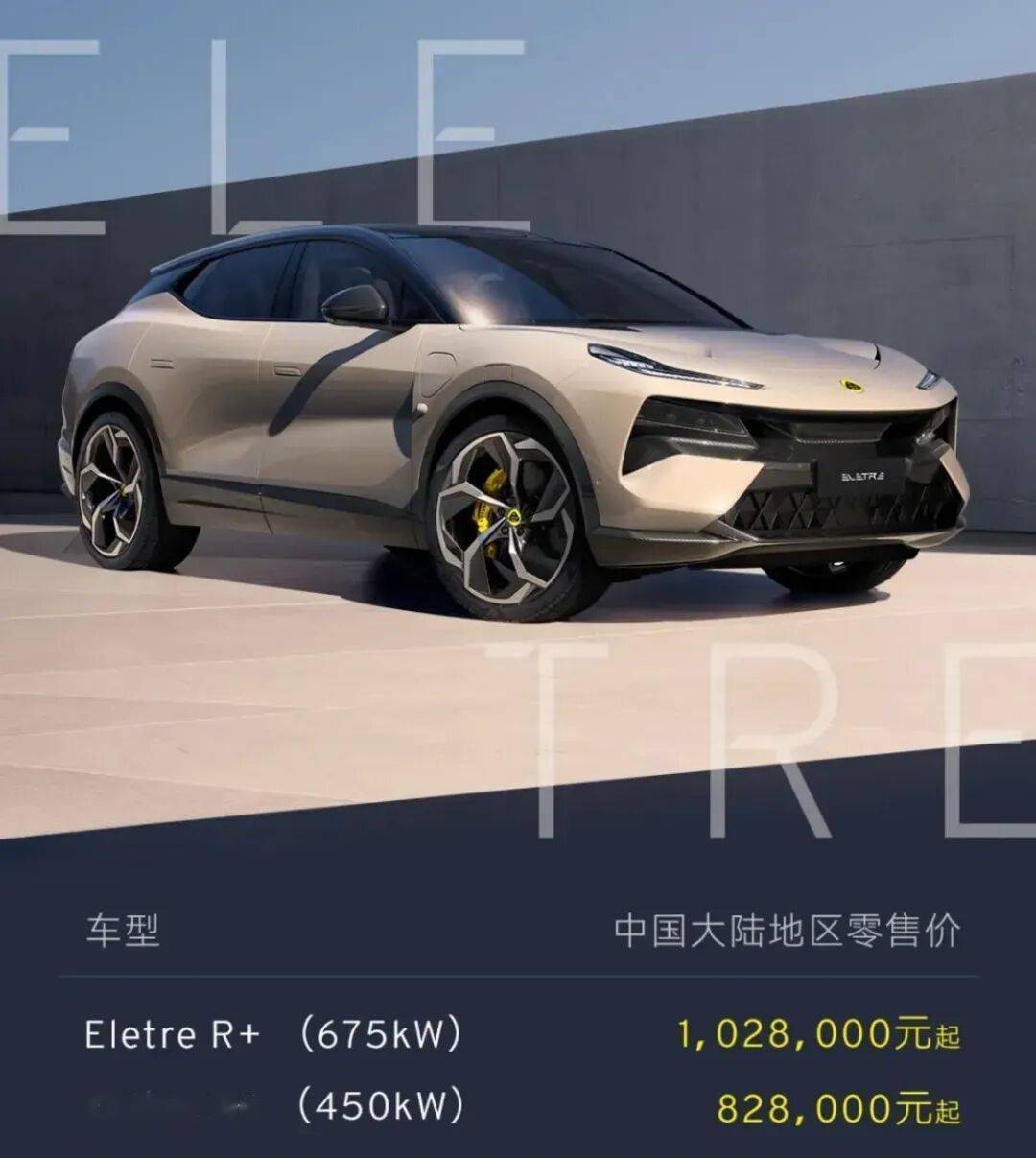 更名“FOR ME”!蓮花ELETRE插混版申報